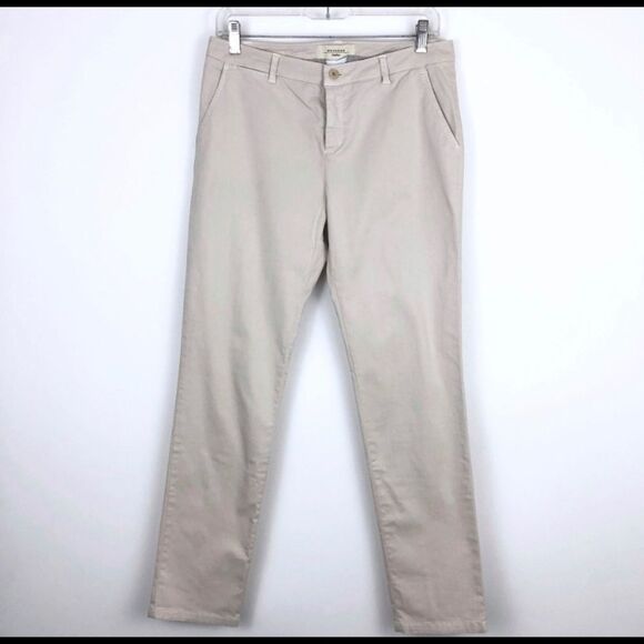 WEEKEND Max Mara Chino Audrey tan beige taupe pants size 8 - Picture 6 of 15